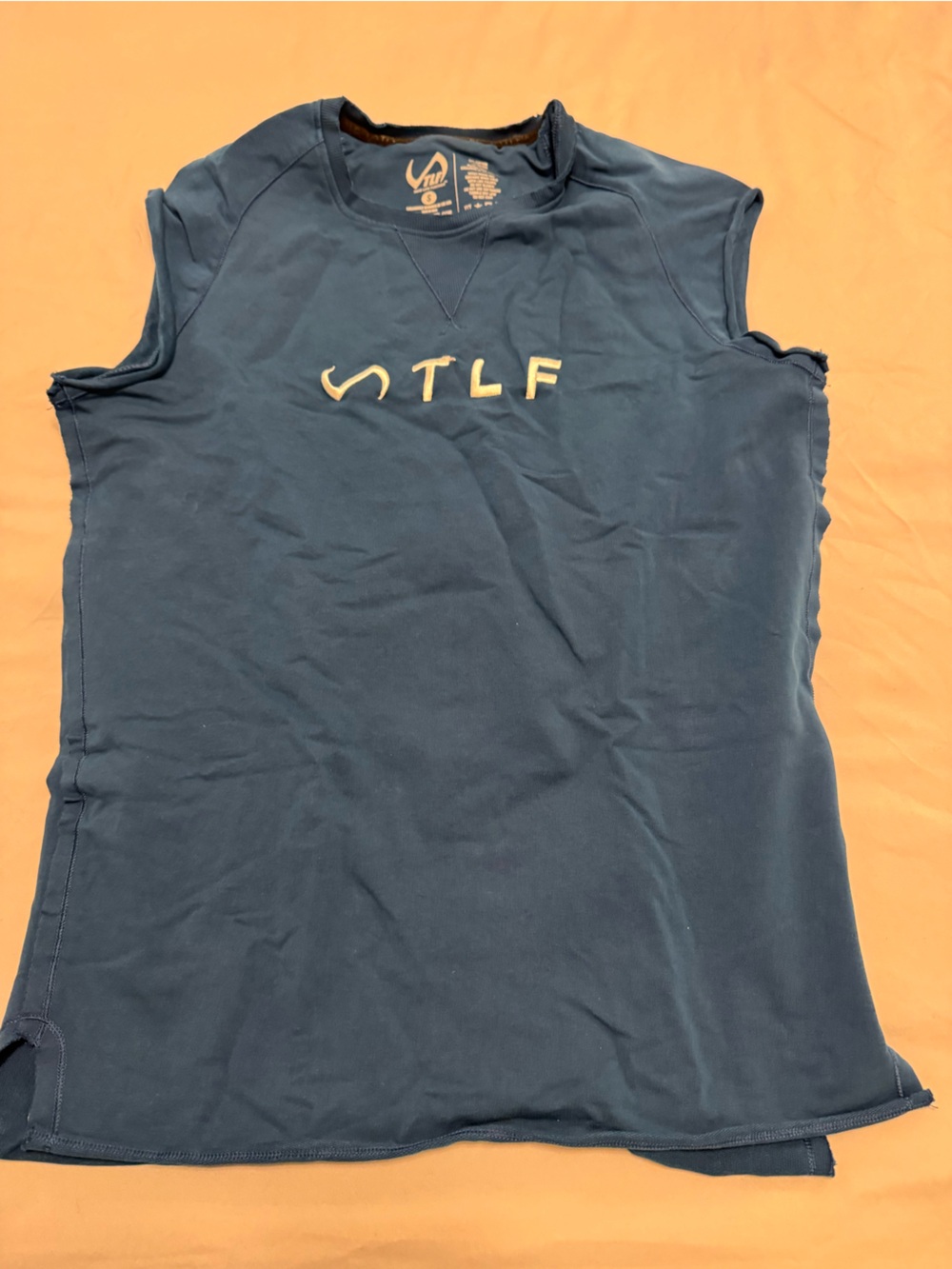 Tlf
Men's Sleeveless Crewneck Tank Top - Navy with Contrast Logo